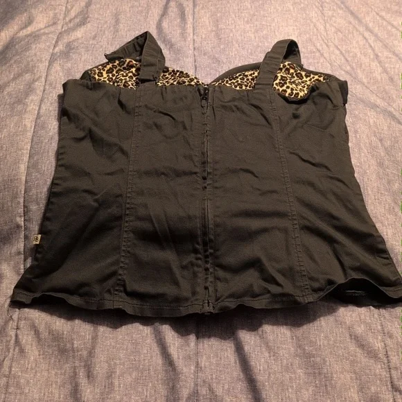 Royal Bones Black Camisole Top - Picture 3 of 3